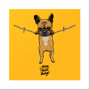 Hang in there Frenchie Posters and Art